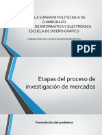 Etapas Del Proceso de Investigación de Mercados