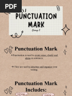 Punctuations