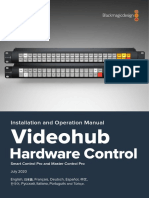 Videohub Hardware Control