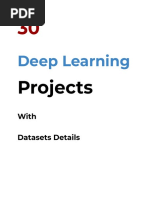 30 Deep Learning Projects