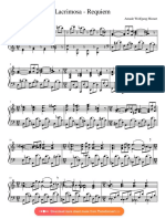 Lacrimosa Easy Sheet Music