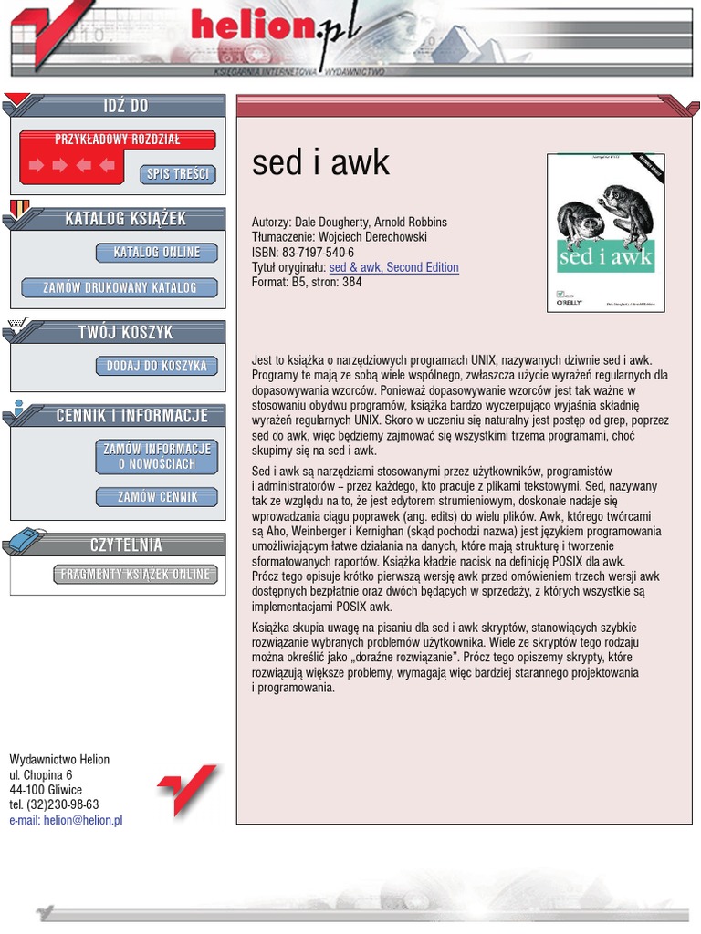Sed I Awk | PDF