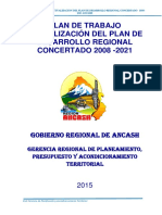 Actualización del Plan de Desarrollo Regional Concertado 2008-2021 Ancash