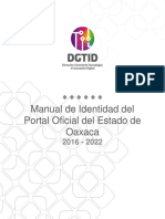Manual de Identidad Del Portal Oficial Del Estado de Oaxaca