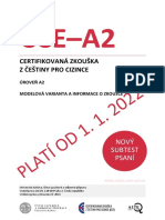 CCE-A2 Modelova Varianta 2022