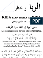 Pengertian Riba PDF