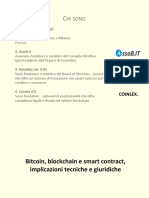 Meetup #2 - Giorgio Maria Mazzoli -   Bitcoin, blockchain e smart contract, implicazioni tecniche e giuridiche