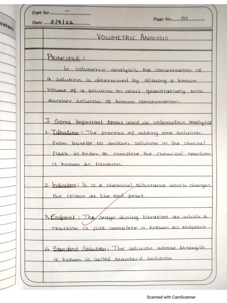 Chemistry Record For Practicals PDF