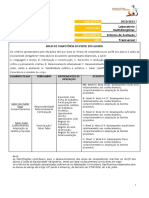 Critérios de avaliação disciplina laboratório multidisciplinar