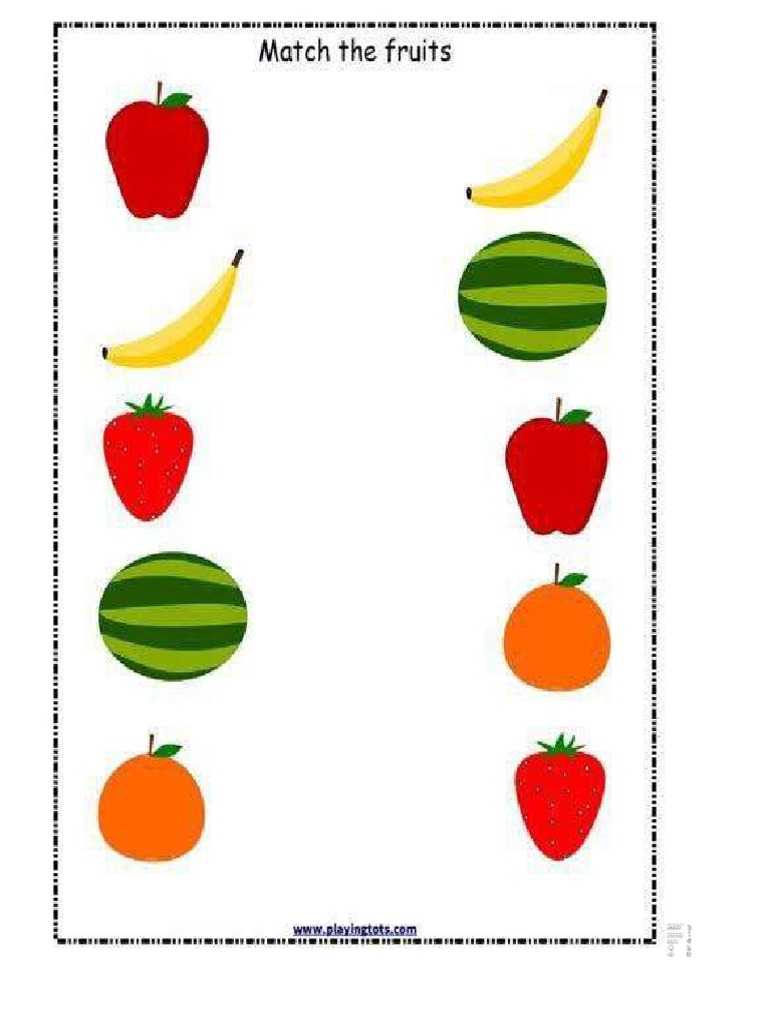 Picture of Fruits PDF