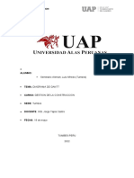 Diagrama Gant Trabajo 2