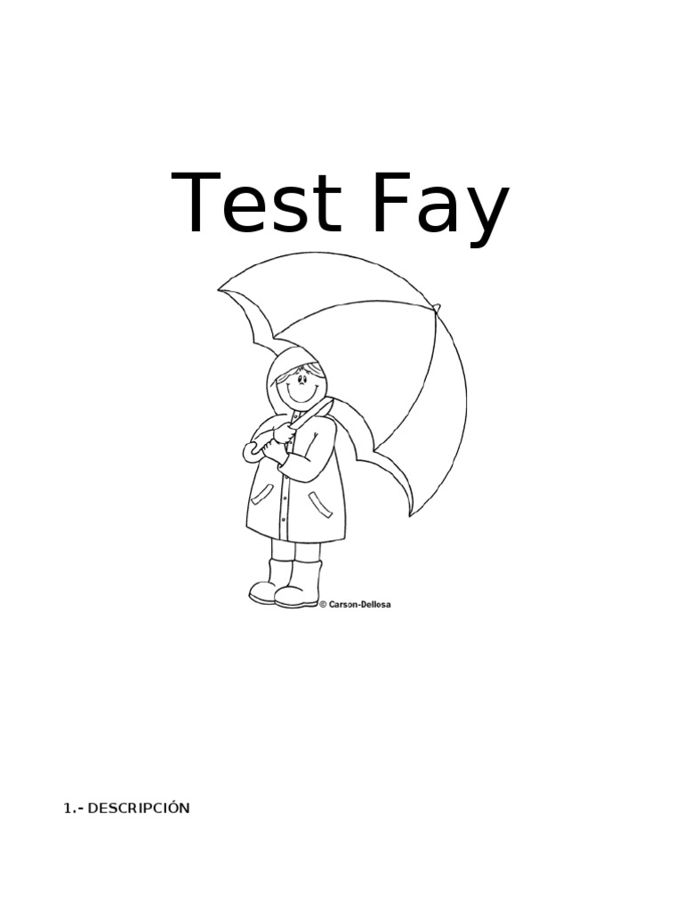 Test de Fay | PDF | Salud y bienestar, image size:768x1024