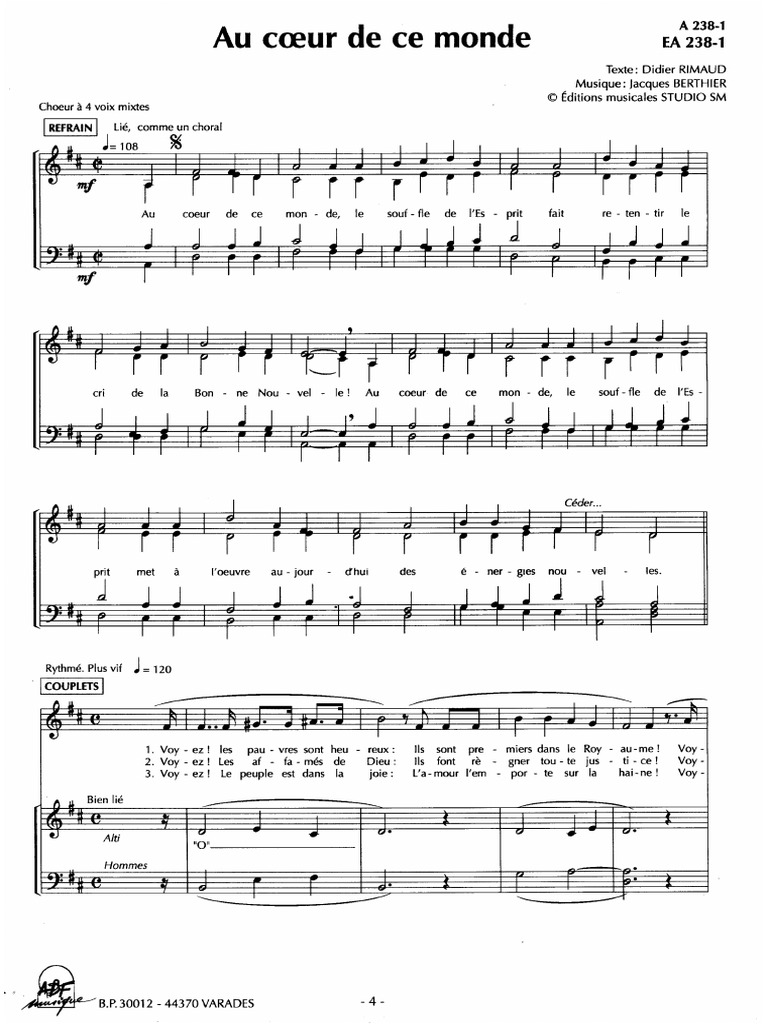 Au Coeur de Ce Monde PDF