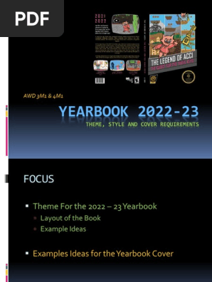 Yearbook Theme Style and Examples (2022-23)