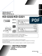 Manual de Instrucciones JVC - KDG321E