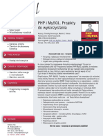 PHP I MySQL. Projekty Do Wykorzystania
