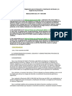 Reglamento para La Evaluación y Clasificación Del Deudor