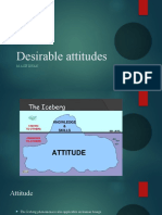 Desirable Attitudes