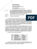 Inf. 094 Solicito Disponibilidad Presupuestal Proy. Mejoramiento Servicio Limpieza y Gestion Integral de Residuos Solidos