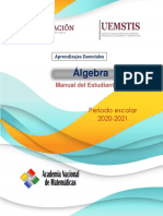 Manual Álgebra 20-21 Del Estudiante (Aprendizajes Esenciales) FINAL