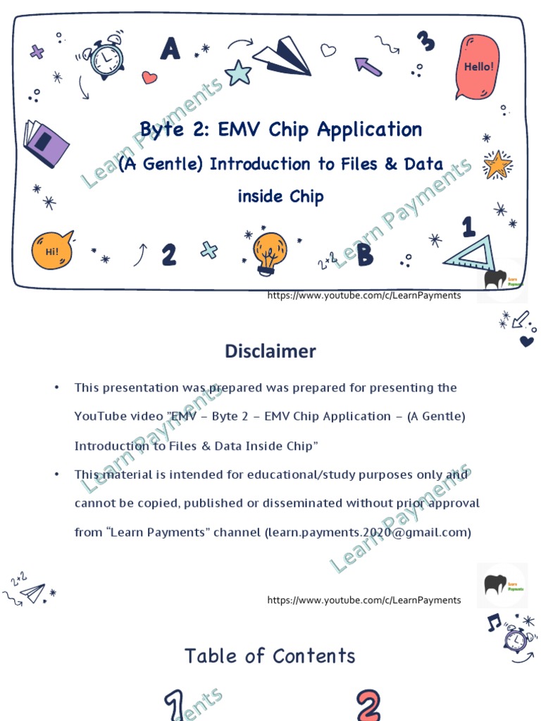 EMV Byte 2 - Chip Application Data | PDF | Emv | Debit Card