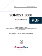 OT IFU S3K SONOST 3000 User Manual - Eng Rev.12.2 - 220905 - MDR - SW5.10.05