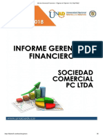 Ejemplo de Informe Gerencial Financiero