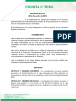 Resolucion 075 Convocatoria Torneos LAF 2022 Edades y Precios