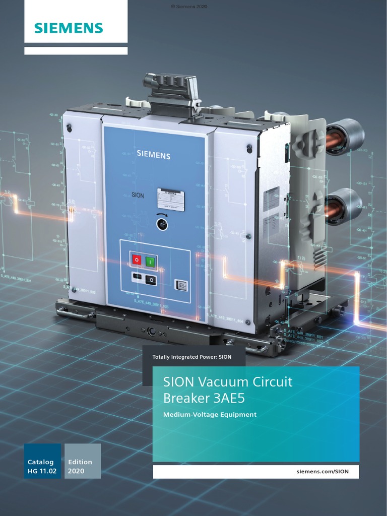 SION Vacuum Circuit Breaker 3AE5 MediumVoltage Equipment PDF