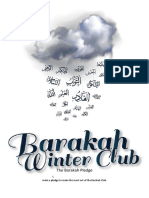 Barakah Winter Club - Workbook Taqwa