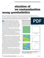 Nei Characterization of Radioctive Contamination Using Geostatistics Cea Geovariances