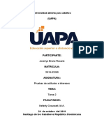 Tarea 2 Pruebas de Actitudes e Intereses