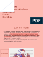 La Sangre y Su Extracción