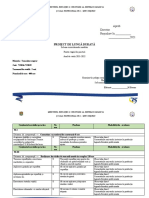 Proiectarea de Lunga Durata La Stagiu de Practica tz31