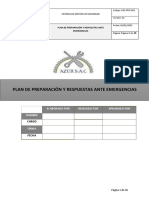 Plan de Preparacion y Respuesta Ante Emergencia