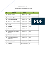 Jadwal Kegiatan