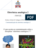 Eletrônica analógica 2: história e aplicações