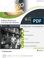 Auditoría de procesos de producción e inventarios