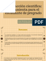 La Redacción Científica - Herramienta para El Estudiante de Pregrado