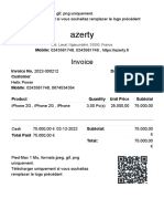 Azerty: Invoice
