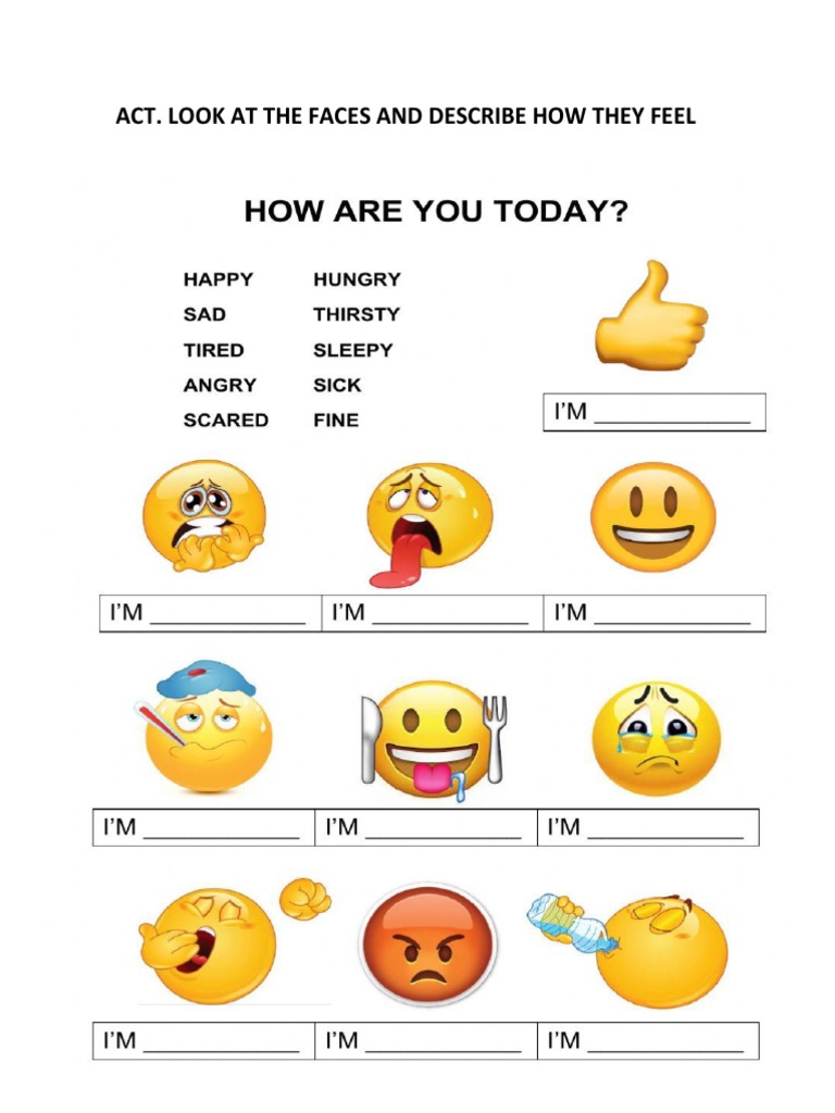FEELINGS FACES | PDF