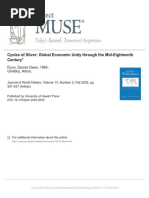 (JWH) Cycles of Silver - Global Economic Unity Through The Mid-Eighteenth Century Dennis Flynn Arturo Giráldez