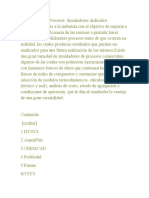 Simuladores de Procesos industriales