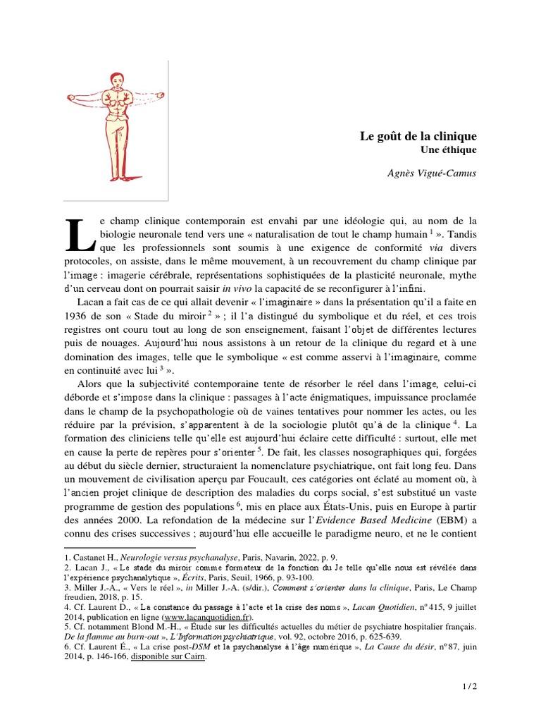 Éthique et clinique : entre image et réel | PDF | Jacques Lacan ...