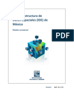 La Infraestructura de Datos Espaciales (IDE) de México. Modelo Conceptual