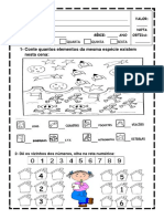 Diagnóstica Matemática 1º Ano