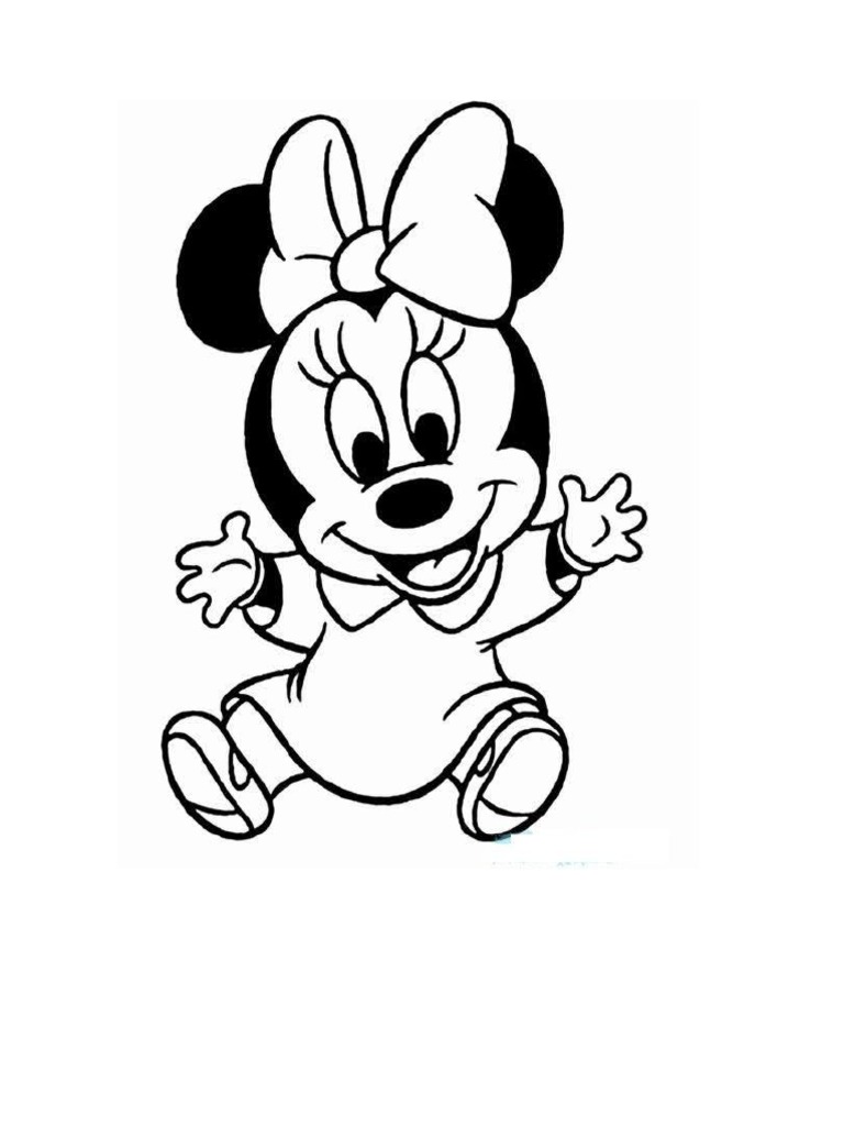 Mini Mouse PDF Coloring