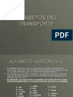 Alfabetos Del Transporte