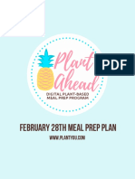 February 28 Meal Plan
