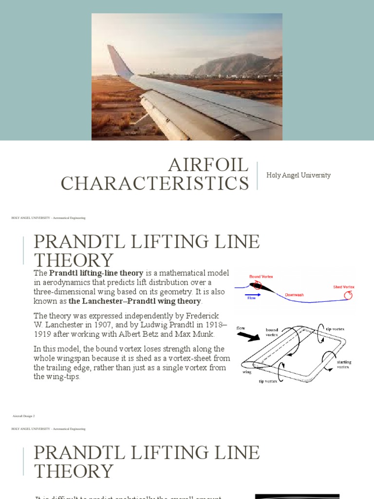 Airfoil Design and Aspect Ratio Analysis | PDF | Classical Mechanics ...